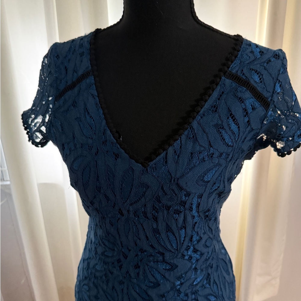 Kensie Navy Lace Mini Dress
